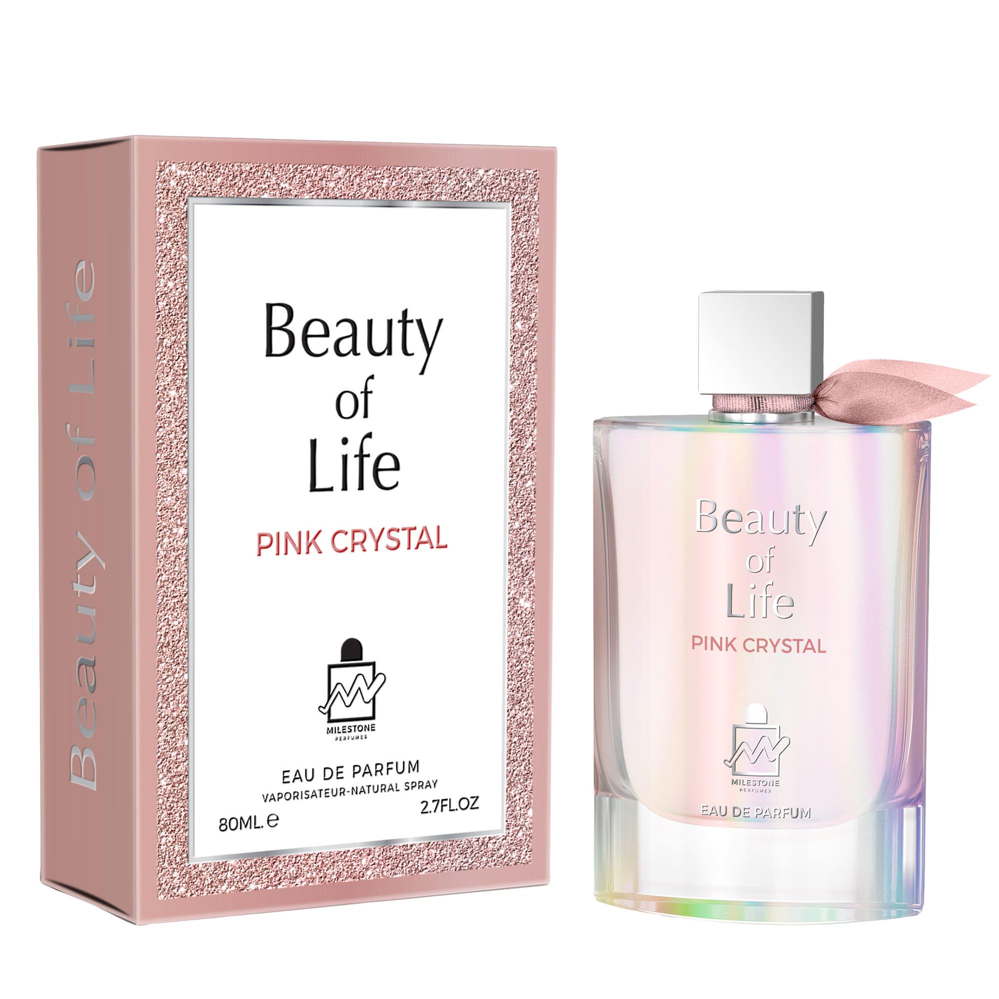 Парфюмированная вода женская Milestone Beauty of Life Pink Crystal 80 мл (MM35997)