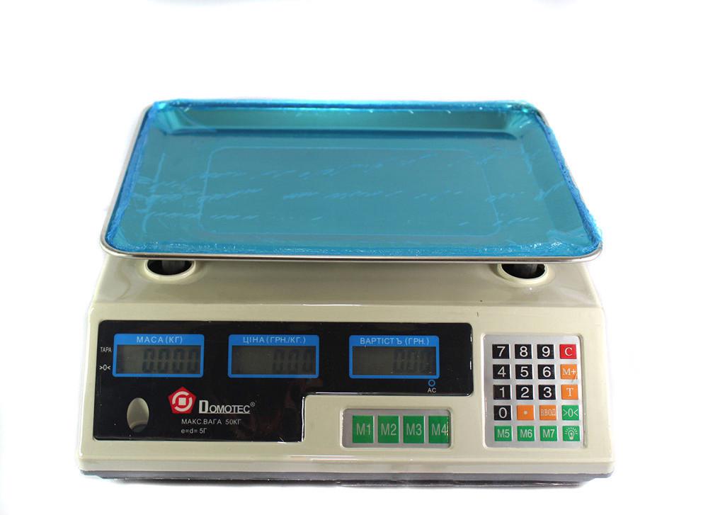 Торговые электронные весы Domotec MS-228 до 50 кг (gr_005258)