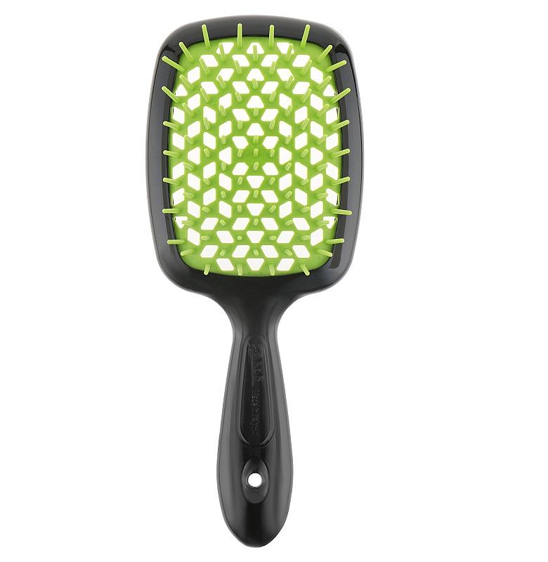 Расческа для волос Janeke Superbrush Черный/Зеленый (10946799)