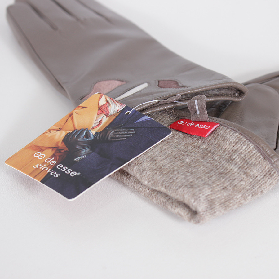 Рукавички жіночі шкіряні L3515-2 з пелюстками XXL/8,5"/21 см Мокко (2811390851) - фото 4 Рукавички жіночі шкіряні L3515-2 з пелюстками XXL/8,5"/21 см Мокко (2811390851) - фото 4