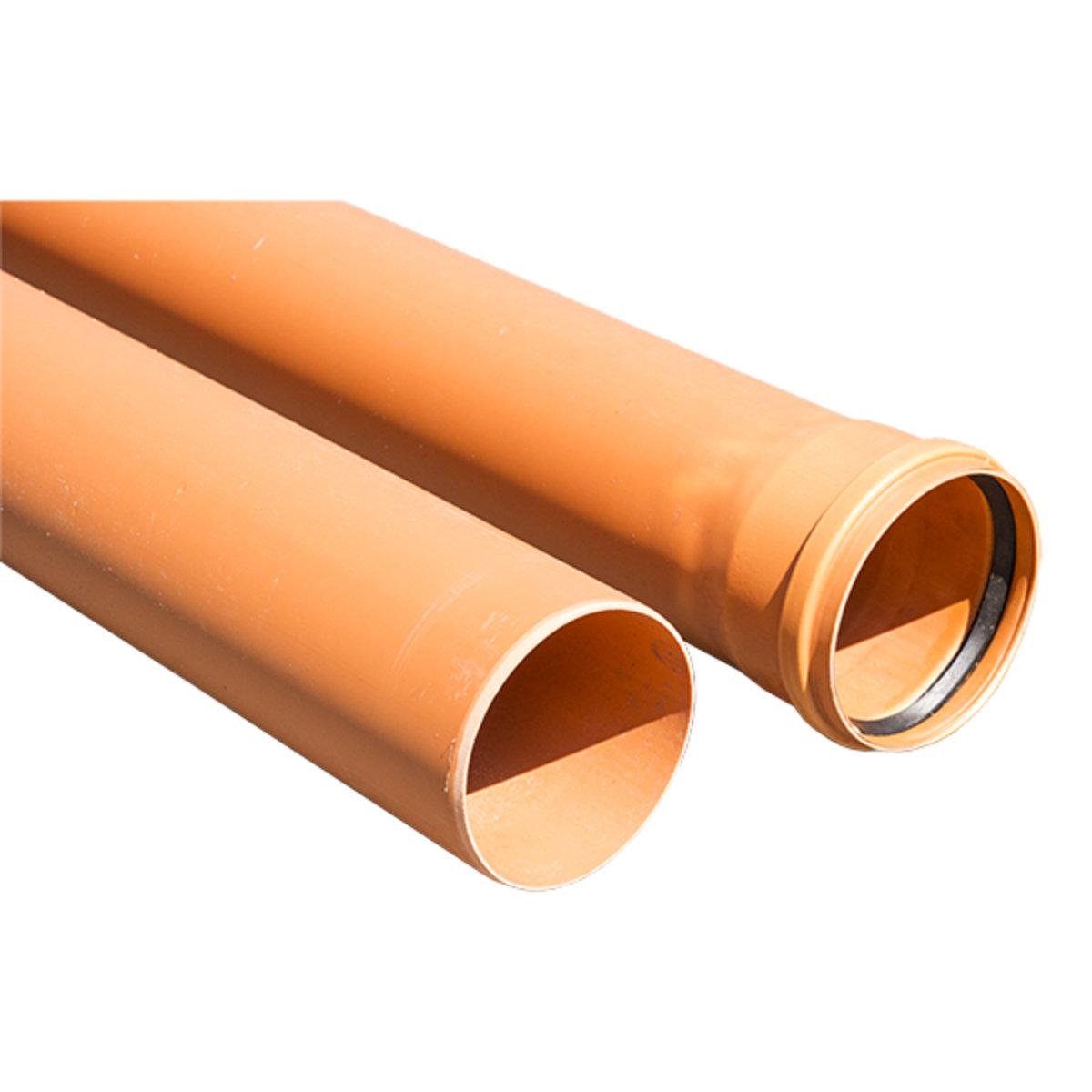 Труба наружная Valrom Ф160 мм 1 м х 4,9 мм (SW-46219)