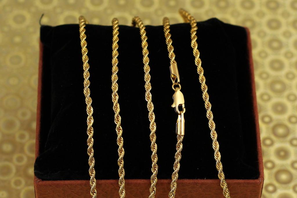 Цепь Xuping Jewelry Канатик 60 см 2,5 мм лимонный (2234994236)