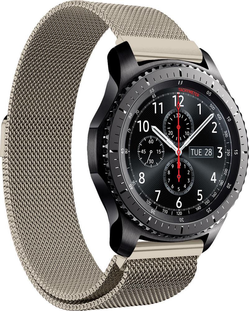 Ремінець Міланська Петля Milano для Samsung Gear S3 Brushed Gold (33354-16)