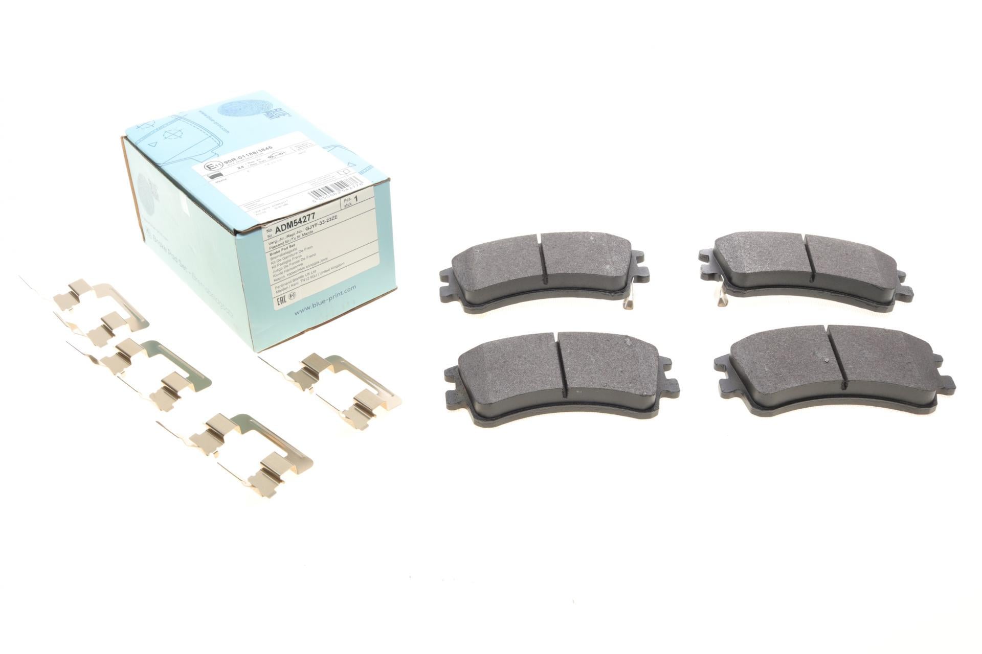 Колодки тормозные передние BLUE PRINT Mazda 6 02-07 (ADM54277 BLUE PRINT)