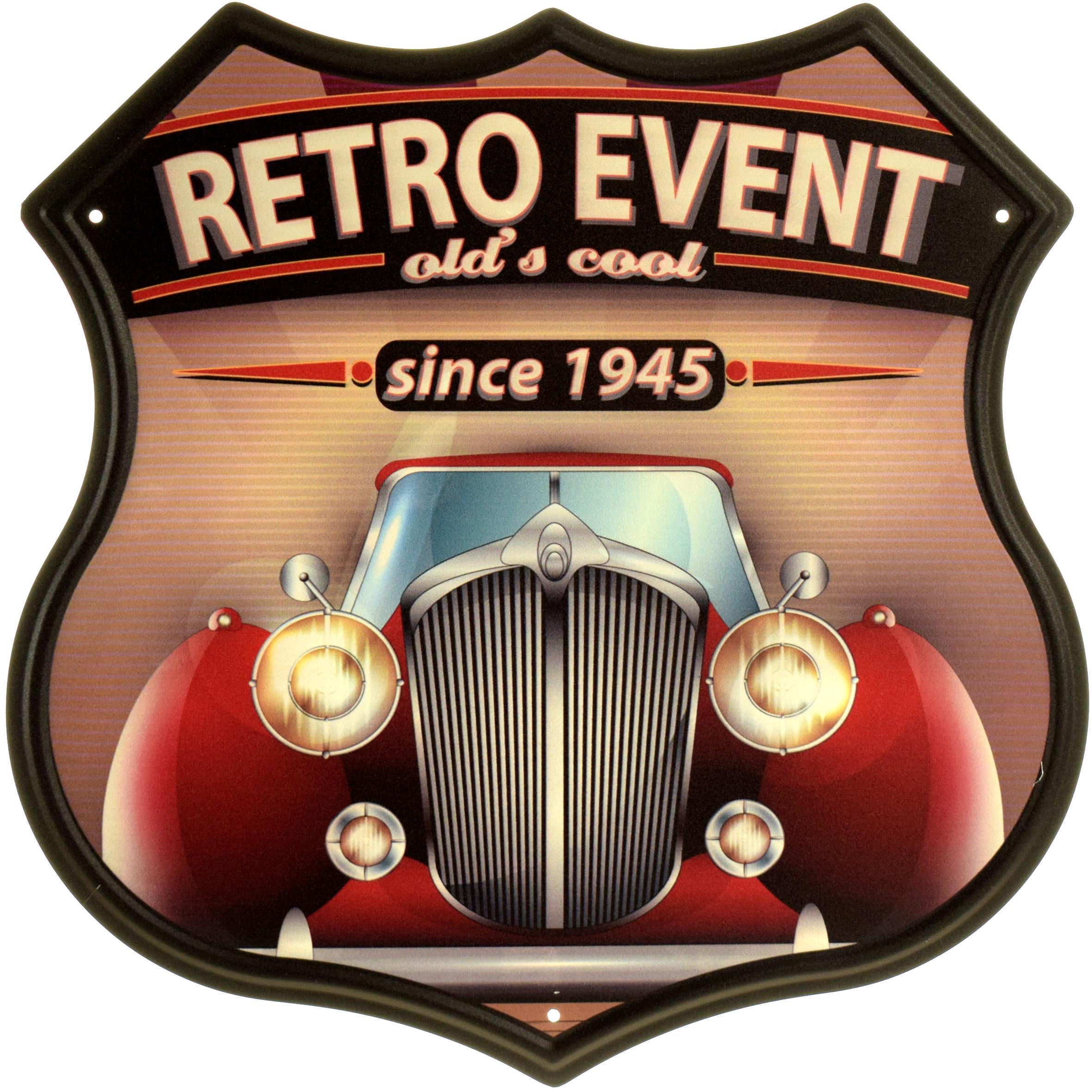Табличка металева "Retro Event Old's Cool Since 1945" 30x30 см (ms-104184)