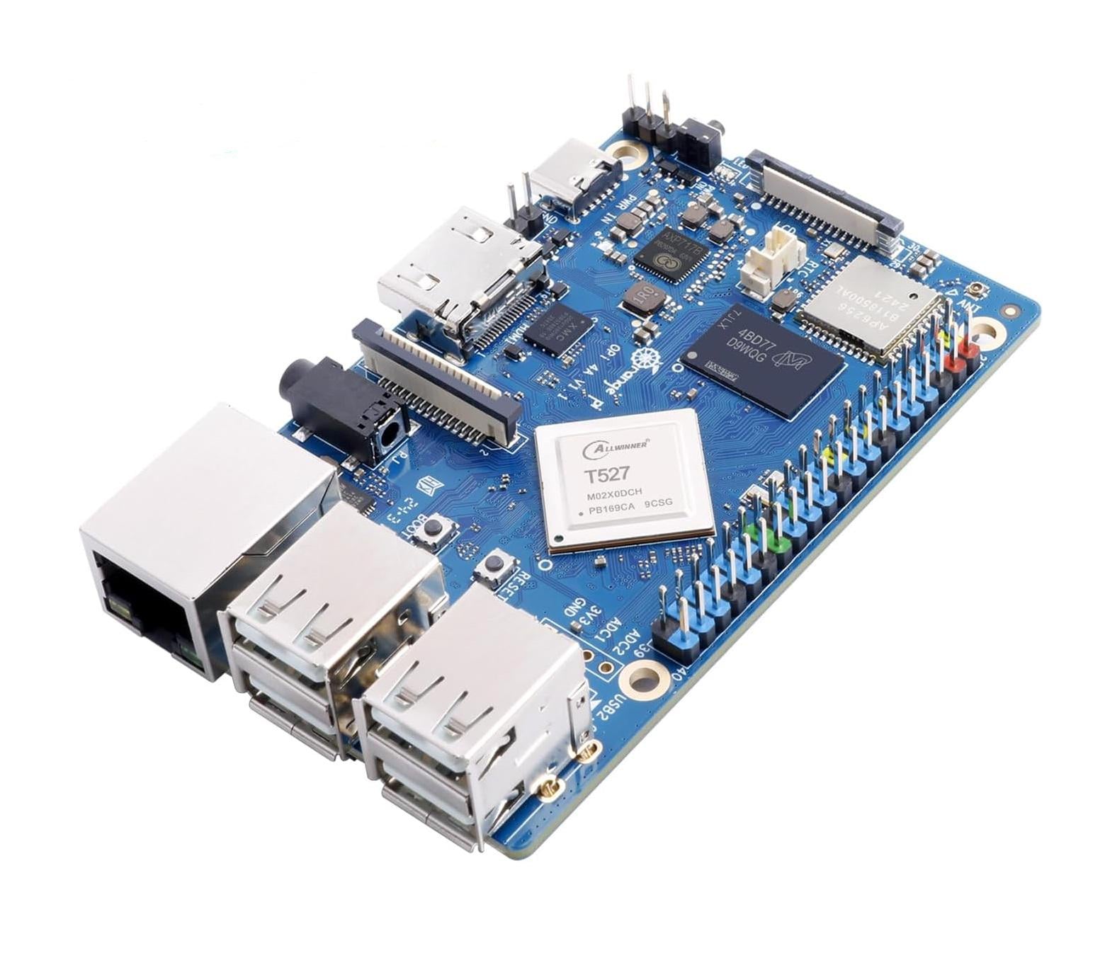 ПК одноплатный Orange Pi 4A 4GB RAM Allwinner T527 WiFi Bluetooth HDMI для IoT/DIY-проектов (00-00026691) ПК одноплатный Orange Pi 4A 4GB RAM Allwinner T527 WiFi Bluetooth HDMI для IoT/DIY-проектов (00-00026691)