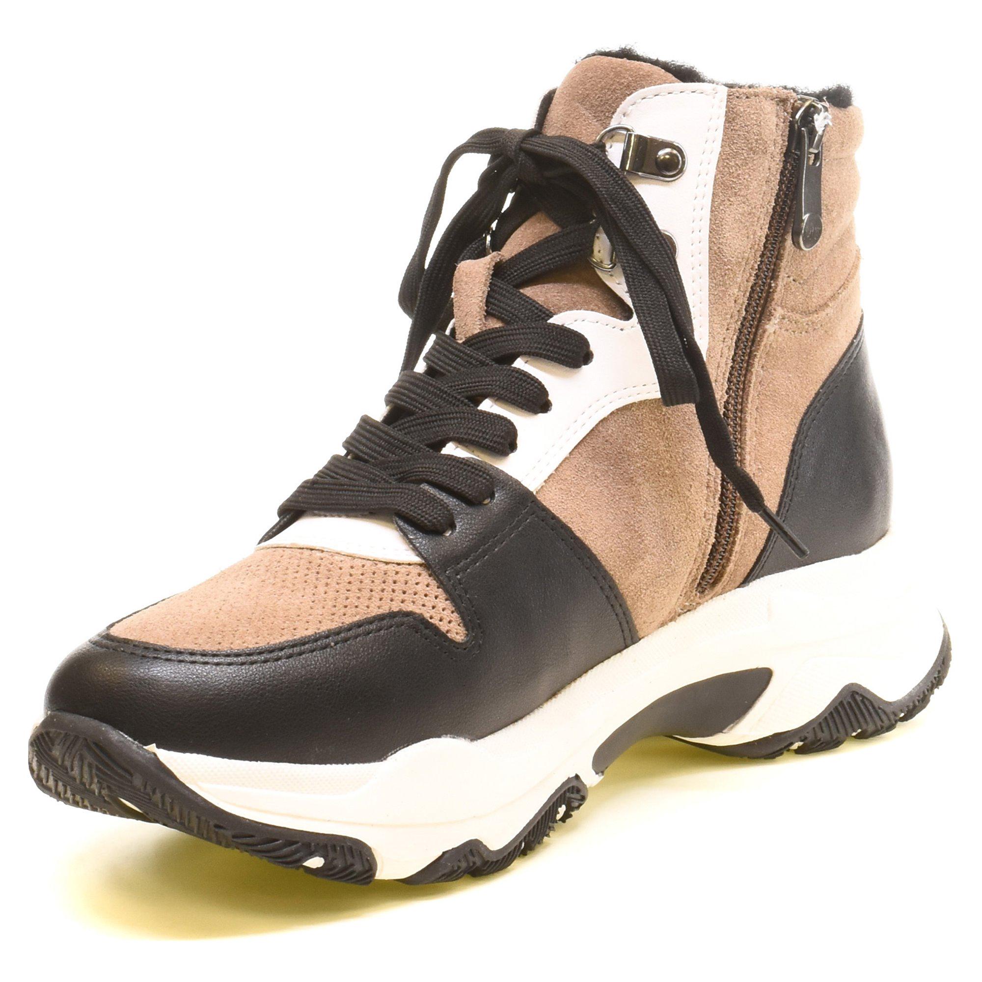 Кроссовки женские Marco Tozzi р. 38 Черный/Коричневый (013391-38) - фото 3