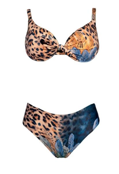 Купальник роздільний Benedetta Danieli 54D Леопардовий принт (BS91)
