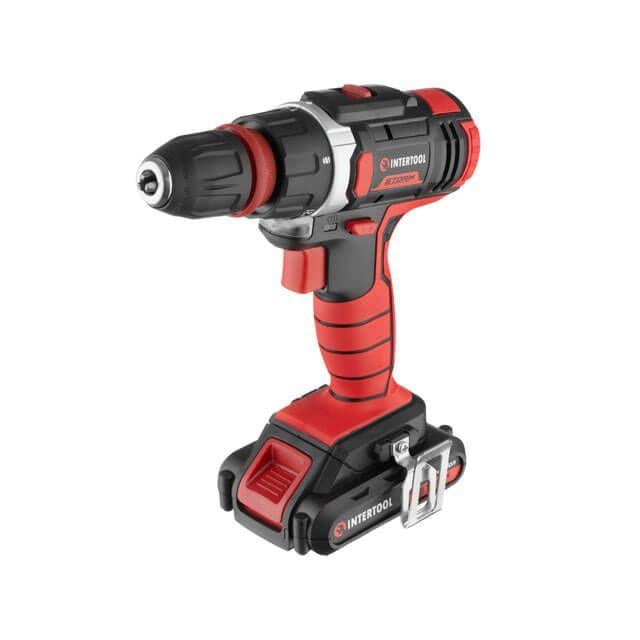 Дриль-шурупокрут Intertool WT-0317 акумуляторний li-ion 18 в 25 nm