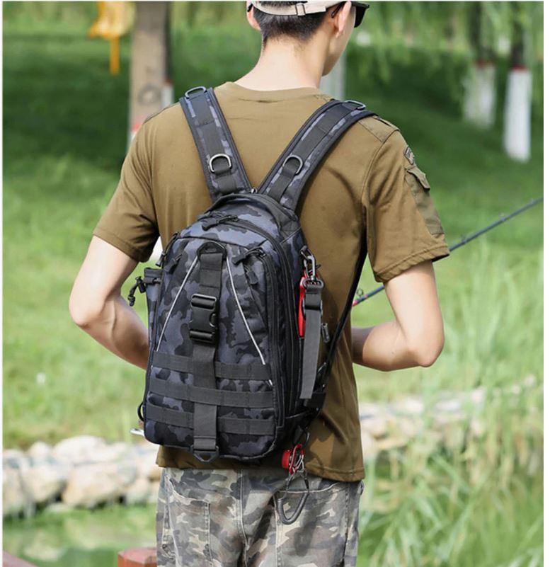 Сумка-рюкзак Черный камуфляж (513831) - фото 9