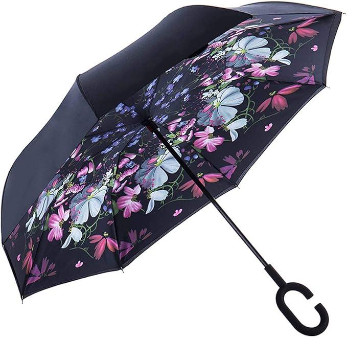 Зонтик обратного сложения Iris 8 спиц купол 120 см (30242) Зонтик обратного сложения Iris 8 спиц купол 120 см (30242)