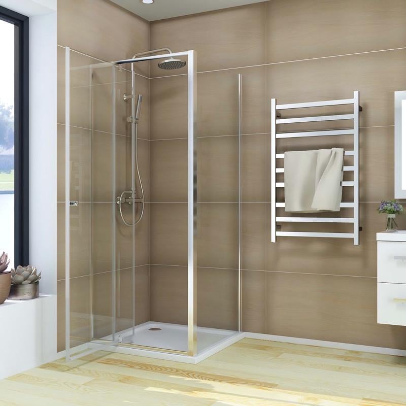 Душевая кабина без поддона KOER SR SC05-90x90x195-TR-01 прозрачное стекло Easy Clean 6 мм Хром (KR5363) - фото 3 Душевая кабина без поддона KOER SR SC05-90x90x195-TR-01 прозрачное стекло Easy Clean 6 мм Хром (KR5363) - фото 3