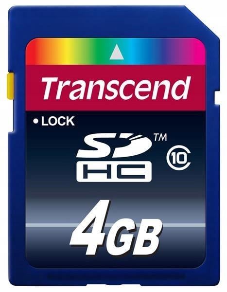 Карта памяти Transcend SD HC 4 GB 10 Class (2899297590)