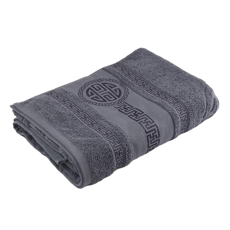 Махровое полотенце GM Textile Spartac 70х140 см Серый