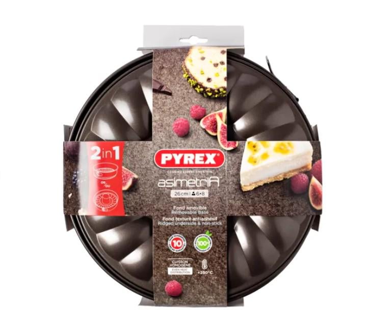 Форма Pyrex Asimetria роз'ємна кругла 2в1 26 см (AS26DT0/7144)