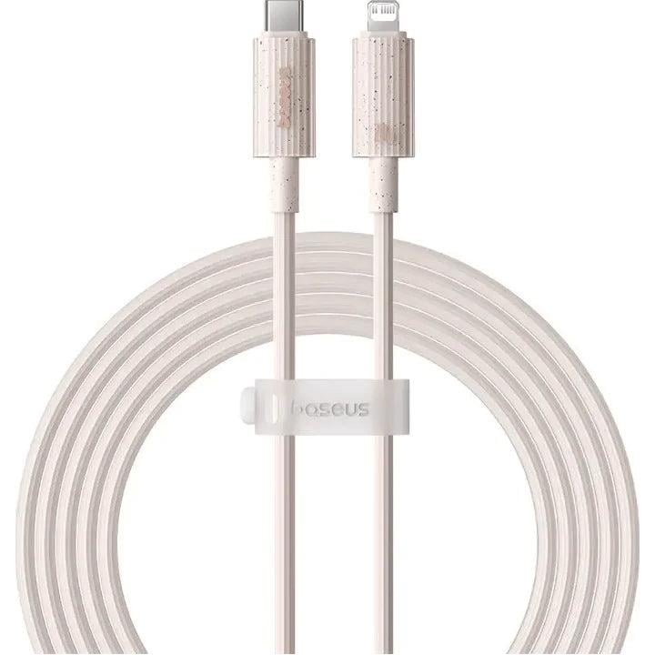 Кабель BASEUS Habitat Series Fast Charging Cable TypeC to iP 20W 2 м Wheat Pink (P10360201421-01)