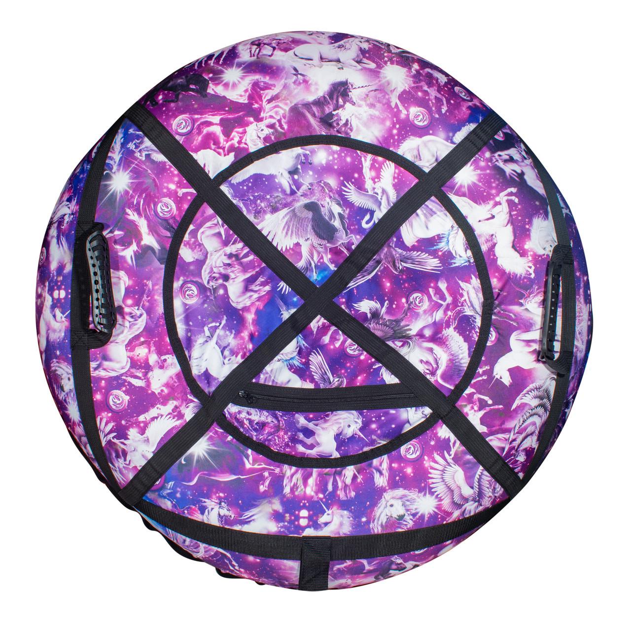 Тюбінг для катання на снігу Єдинороги 100 см (iz16159) - фото 3 Тюбінг для катання на снігу Єдинороги 100 см (iz16159) - фото 3