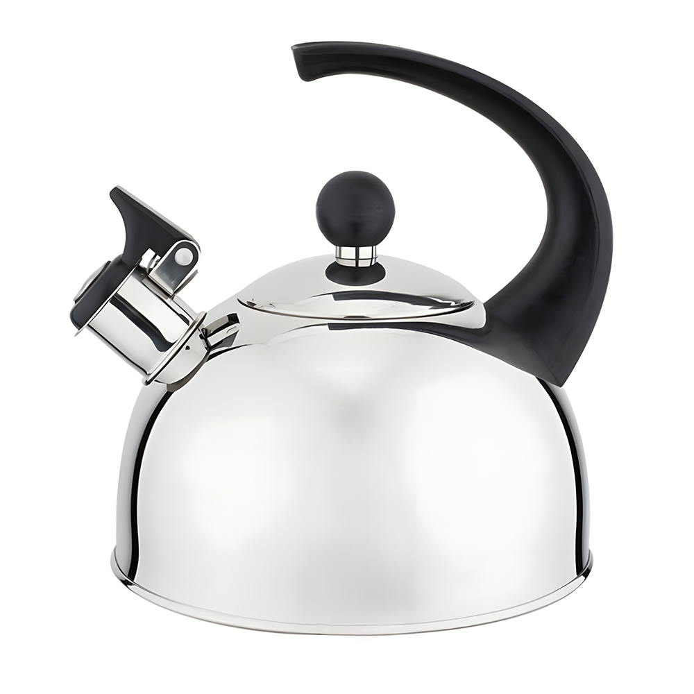 Чайник для плиты со свистком SpiralSteel нержавеющая сталь одинарное дно 1,5 л (03-MH-4883) - фото 3 Чайник для плиты со свистком SpiralSteel нержавеющая сталь одинарное дно 1,5 л (03-MH-4883) - фото 3