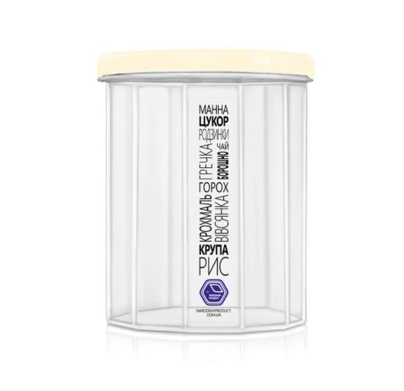 Пищевой контейнер Stenson с резьбой 1 л d 11х13,5 см (AN012814)