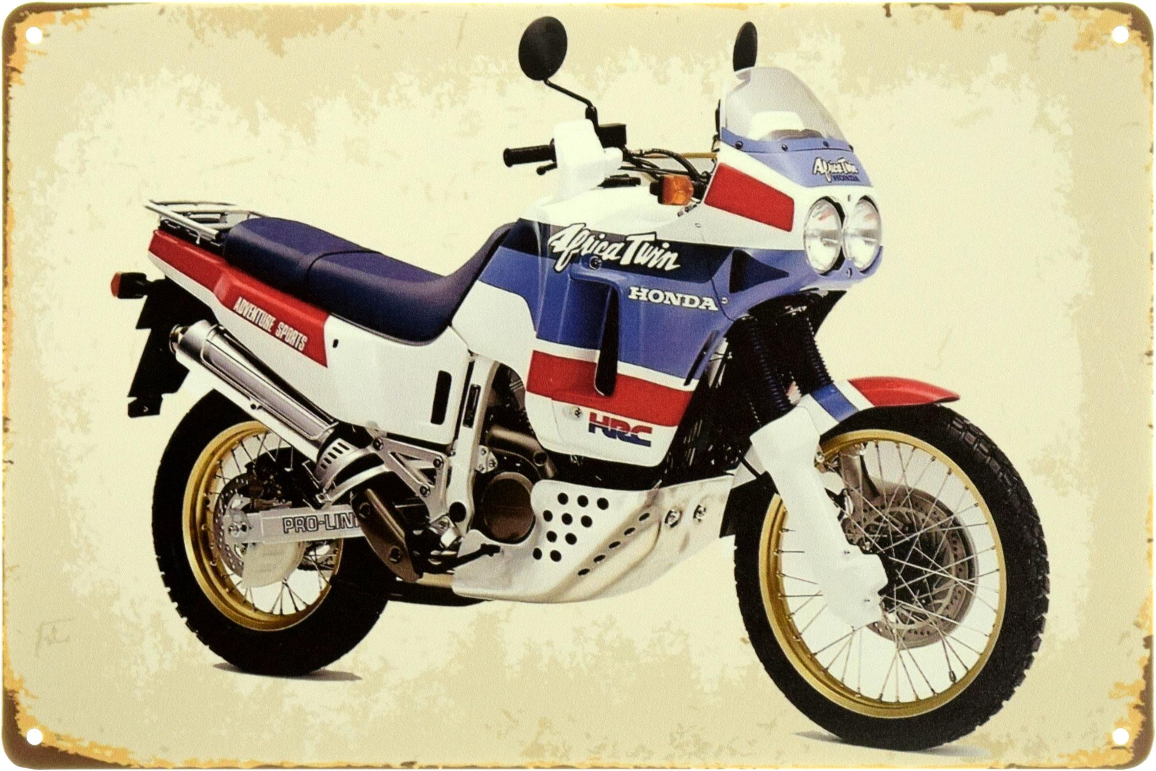 Табличка металева "Honda XRV750" 20x30 см (ms-104079)