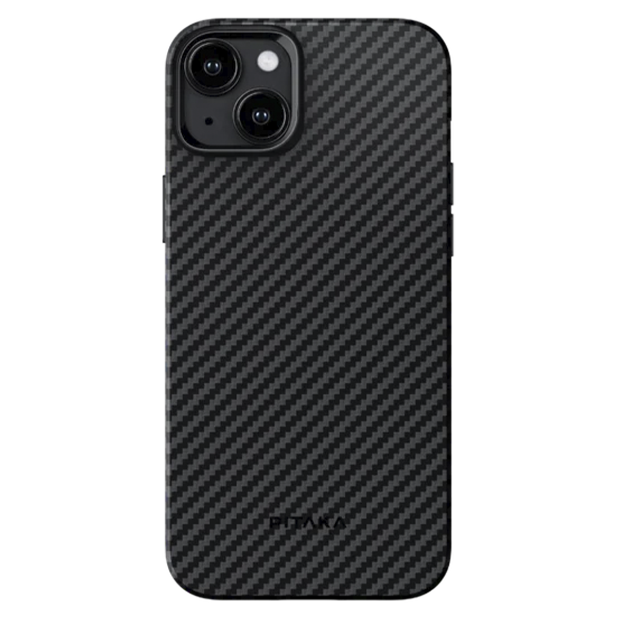 Чехол накладка Pitaka MagEZ Case Pro 4 Twill 1500D for iPhone 15 - Black/Grey (KI1501MMP)