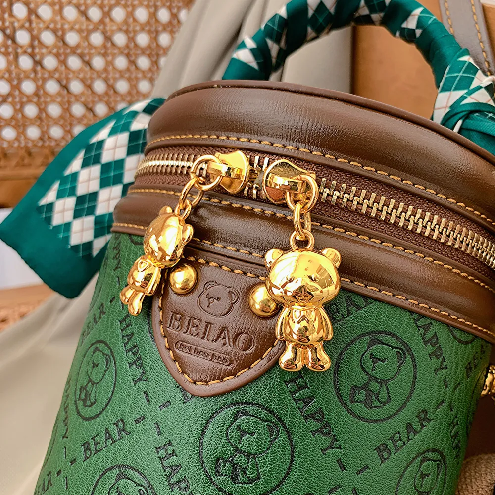 Сумка женская через плечо Beibaobao Зеленый (2308447464) - фото 8 Сумка женская через плечо Beibaobao Зеленый (2308447464) - фото 8