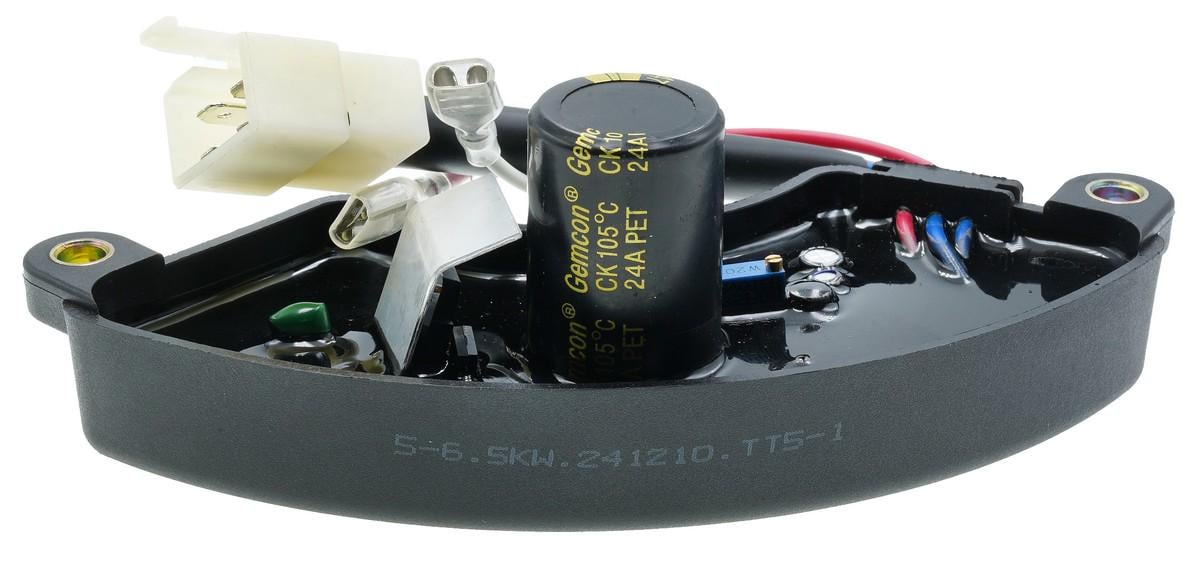 Регулятор напряжения генератора AVR 188F пластик 220V 470 мкф 400V (gen1280)