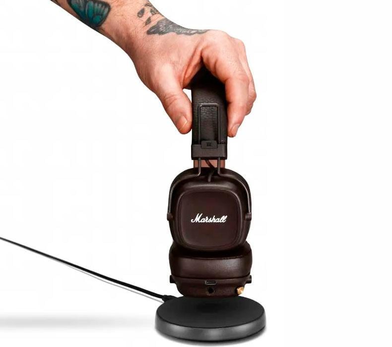 Наушники Marshall Major 4 IV Brown с беспроводной зарядкой (2214584371) - фото 5 Наушники Marshall Major 4 IV Brown с беспроводной зарядкой (2214584371) - фото 5
