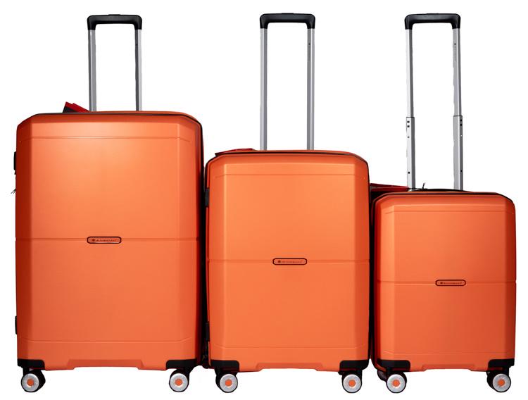 Комплект чемоданов Snowball 49103 Оранжевый (4e28c6b73e40464a255c75be801ffd63)