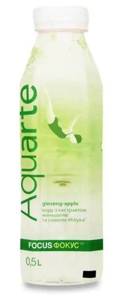 Вода Aquarte з екстрактом женьшеню та смаком яблука 0,5 л (2548494068)
