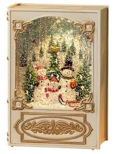 Новогодний ночник Снеговиком XMAS WDL 24023B USB пластиковый (31457621)