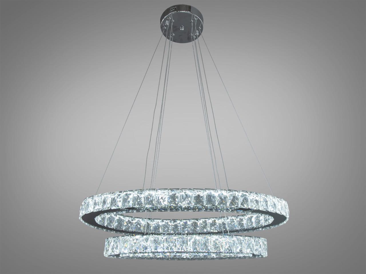 Люстра-подвес хрустальная LED 7210/650+500HR (2437600169)