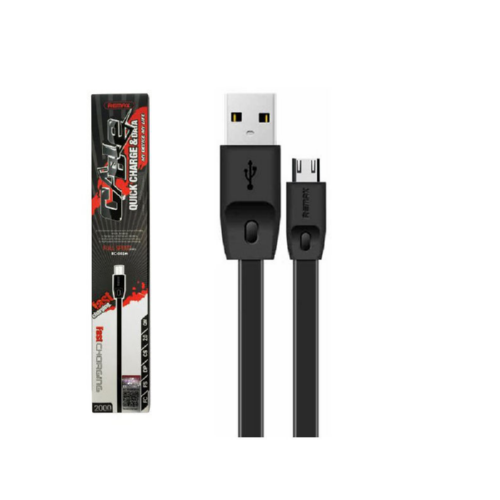 Кабель Remax Micro USB Full Speed Charging RC-001m 2 м Black - фото 2