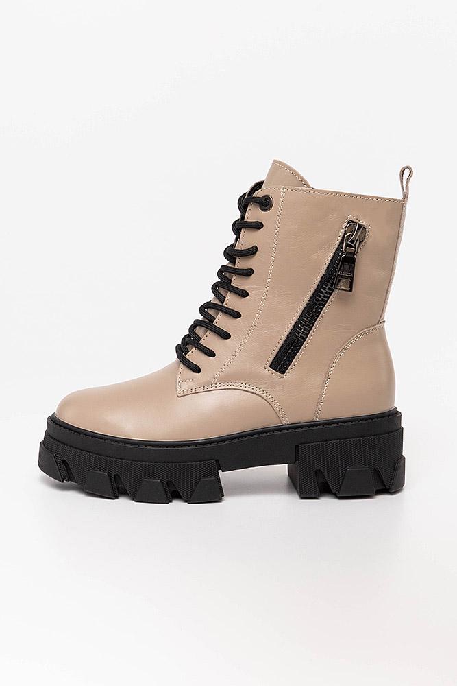 Ботинки женские Yuki ЦБ-00192389 р. 36 Бежевый (SKT000848914)
