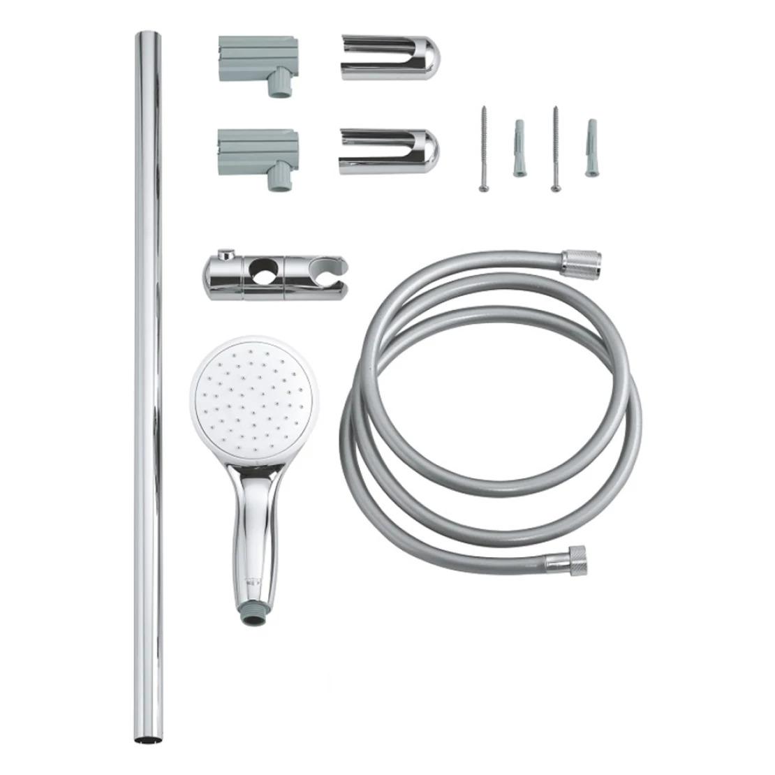 Змішувач для ванни з термостатом Grohe Grohtherm 800 34567000 з душовим гарнітуром (24197950) - фото 4 Змішувач для ванни з термостатом Grohe Grohtherm 800 34567000 з душовим гарнітуром (24197950) - фото 4