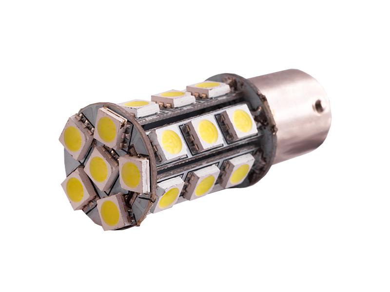 Автолампа светодиодная T25 P21W 1156 12 В SMD5050-24led Белый (421)