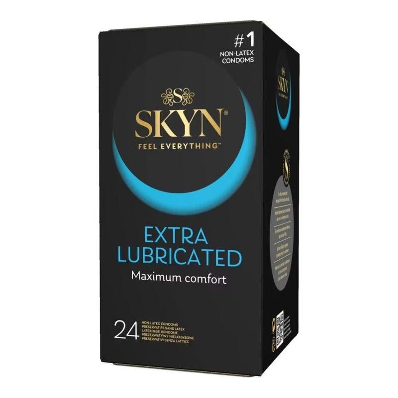Презервативы безлатексные премиум SKYN Extra Lubricated на 40% больше смазки 24 шт.
