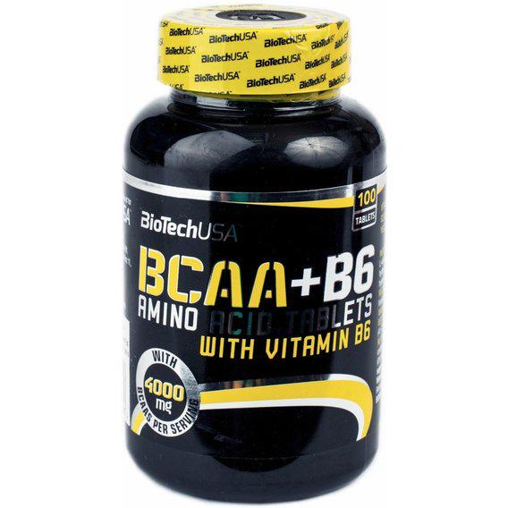 Амінокислота BCAA для спорту BioTechUSA BCAA + B6 100 пігулок