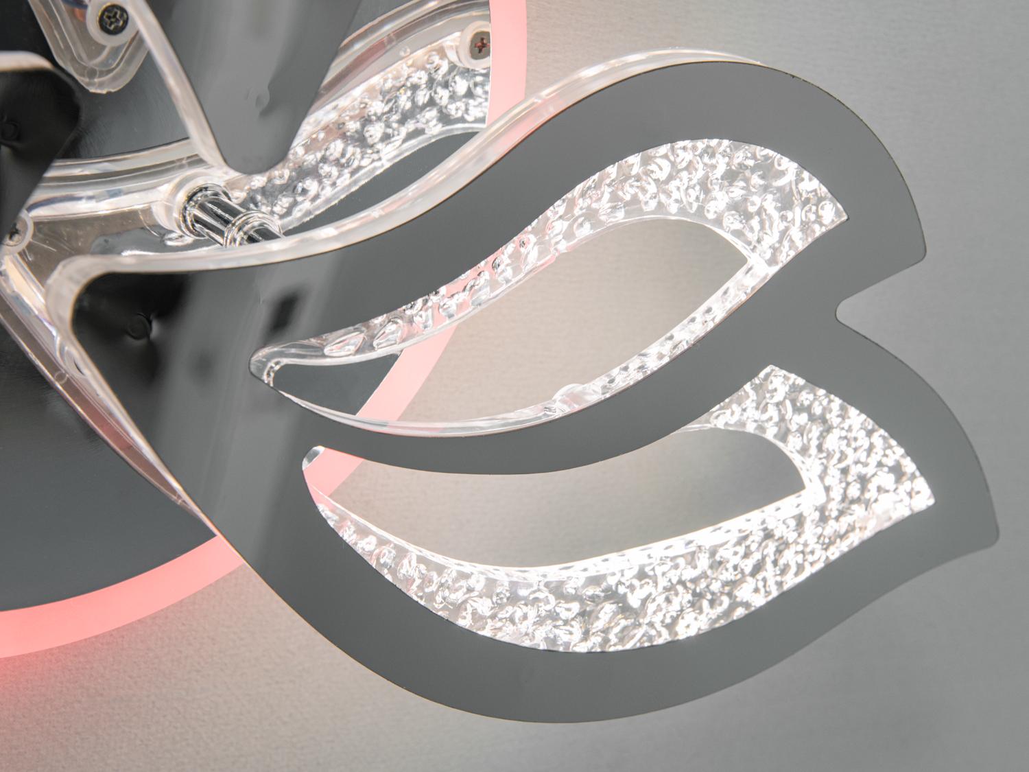 Люстра потолочная светодиодная с диммером 65W (2455/3HR 3col dim) - фото 4 Люстра потолочная светодиодная с диммером 65W (2455/3HR 3col dim) - фото 4