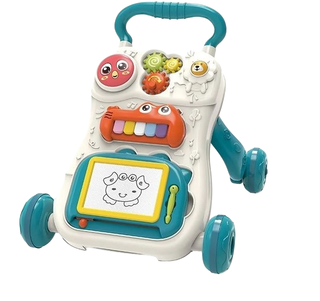 Ходунки Baby Walker звук пианино/шестерни/дощечка для рисования Multicolor (149277)