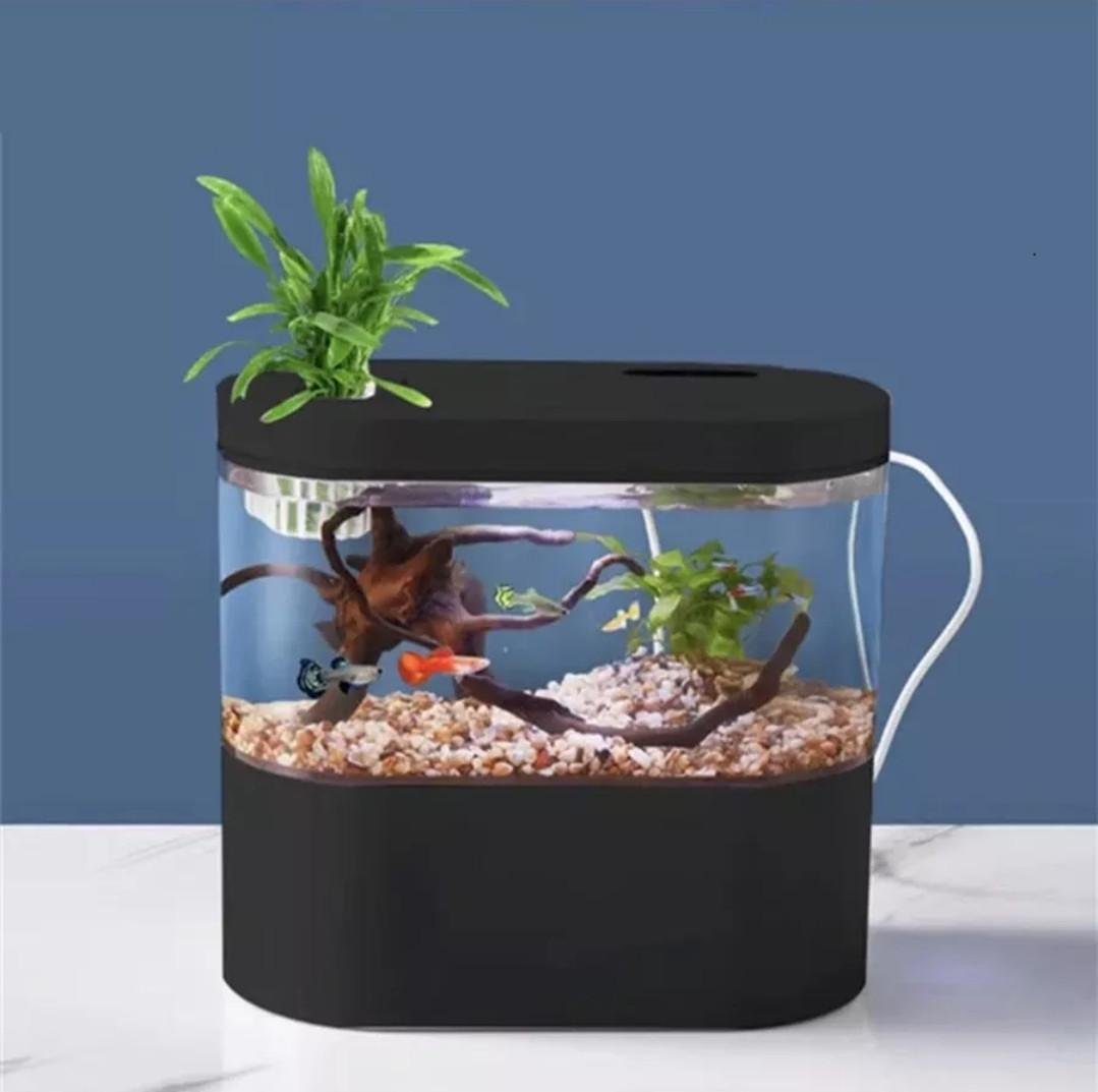 Акваріум для рибок з підсвіткою і фільтром (2531145062) - фото 5