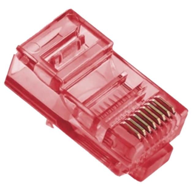 Конектор Ritar RJ-45 8P8C UTP Cat-5 Q100 100 шт./уп. Red (2983440969)