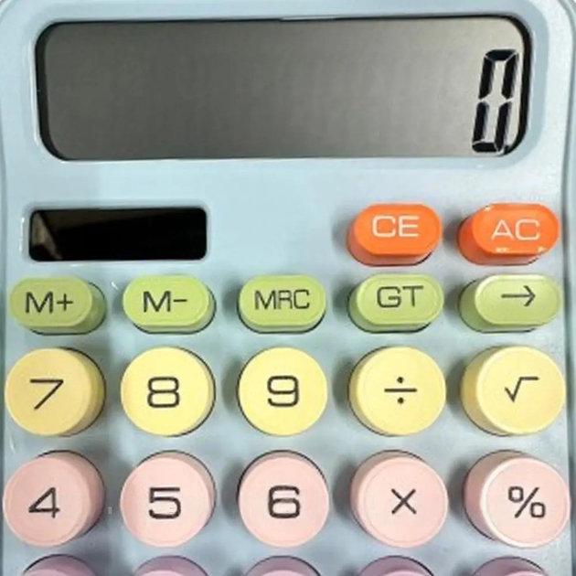 Калькулятор Karuida KK 2280 156x113x26 мм Голубой (28216343) - фото 3 Калькулятор Karuida KK 2280 156x113x26 мм Голубой (28216343) - фото 3