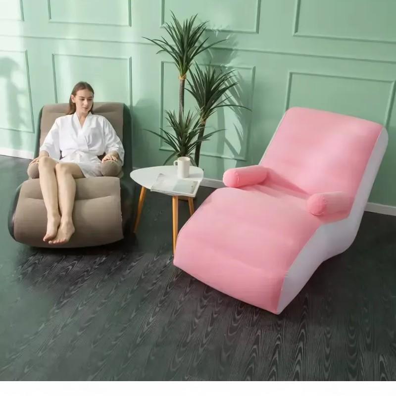 Кресло надувное с подлокотниками Inflatable Sofa 140х85х80 см Коричневый - фото 3 Кресло надувное с подлокотниками Inflatable Sofa 140х85х80 см Коричневый - фото 3