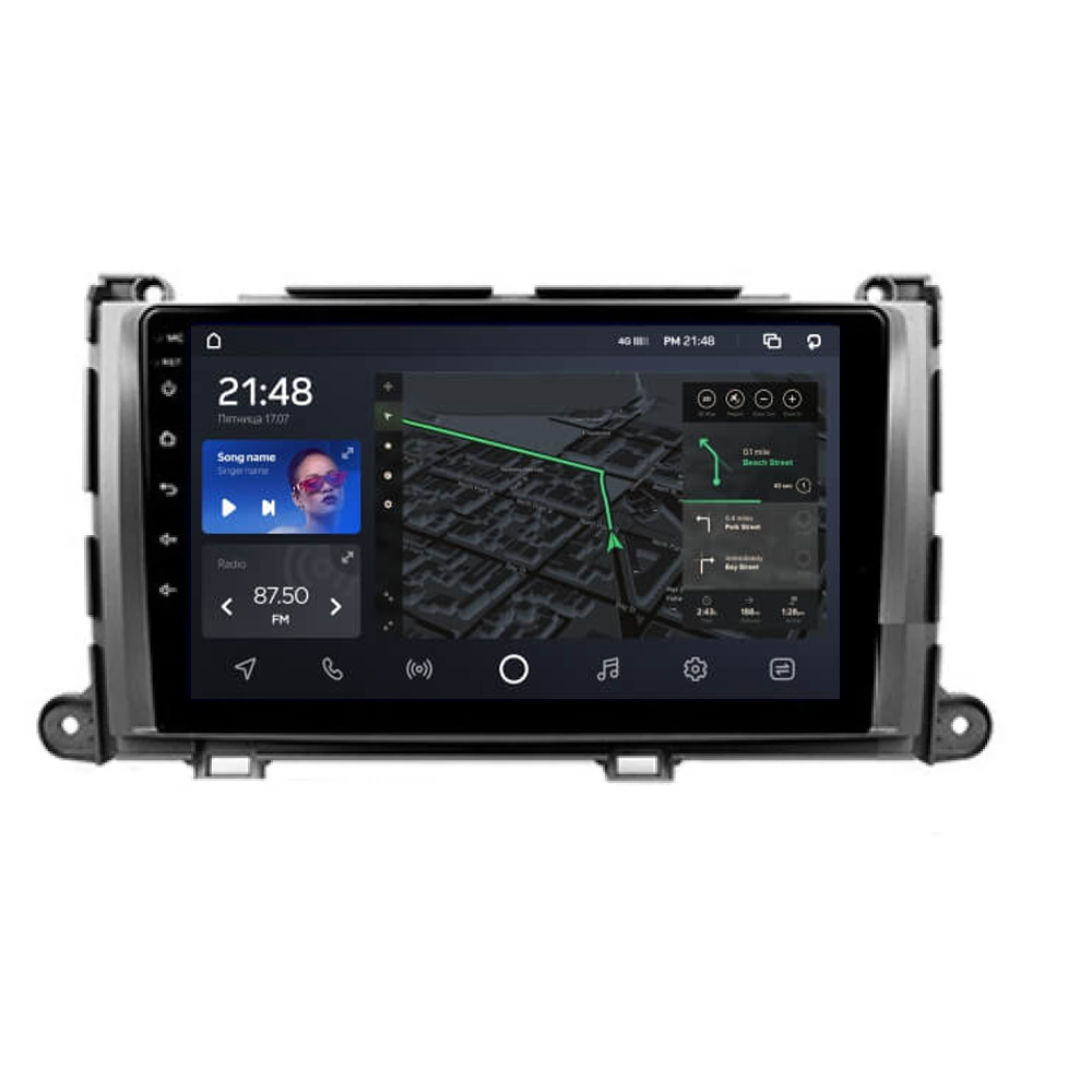 Штатная магнитола AMS T910 6/128 Gb Toyota Sienna 3 XL30 2010-2014 B 9" (AR-76953)