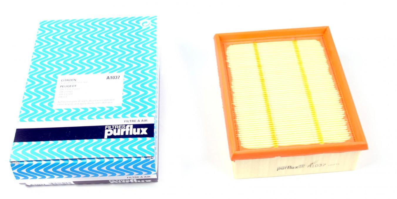 Фильтр воздушный PURFLUX для Citroen Xsara/Peugeot 206 1,9D/2,0HDi 98- (A1037)