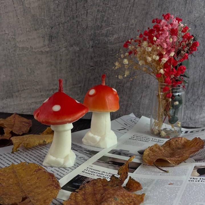 Набор свечей Лесные грибочки (1336)