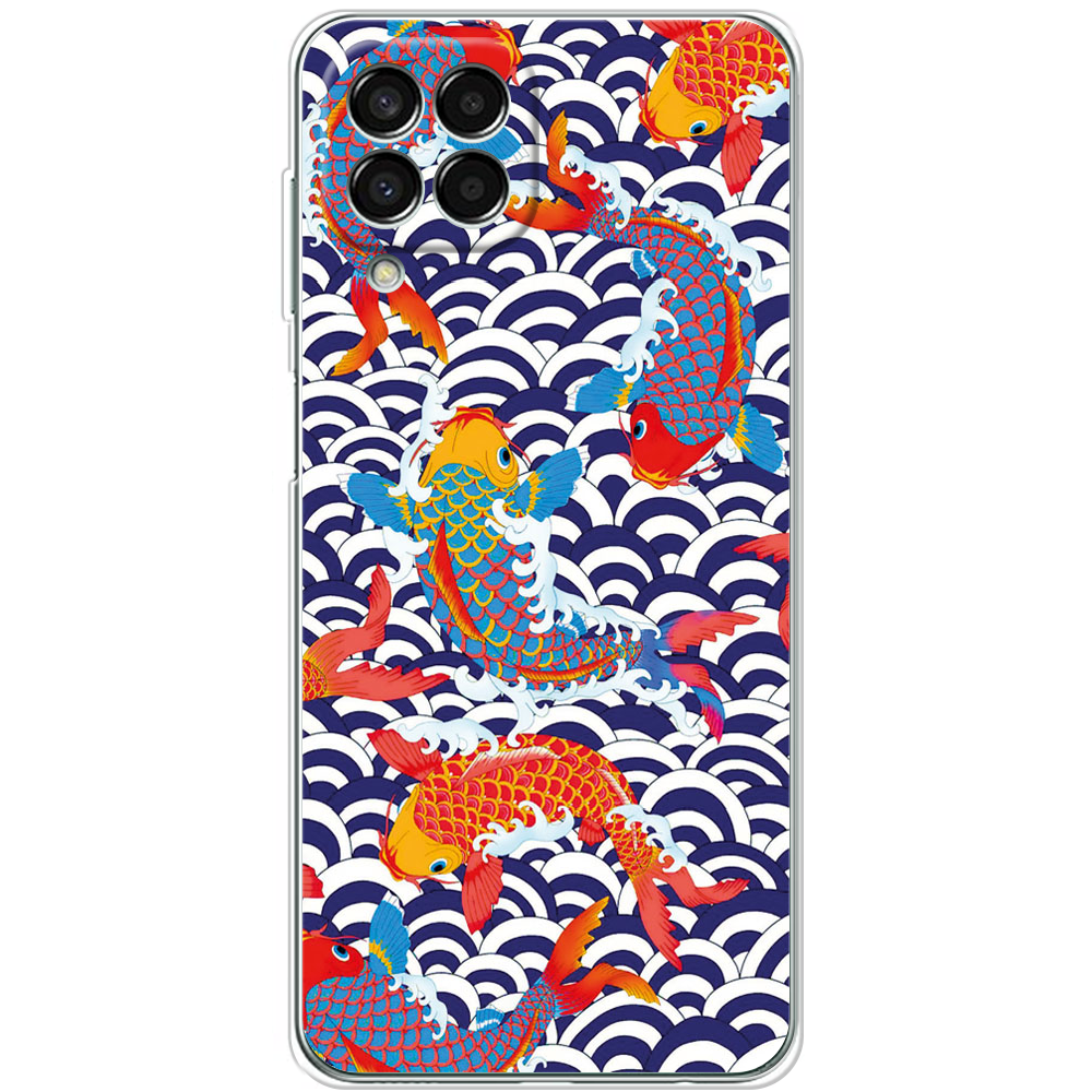 Чехол BoxFace Samsung Galaxy M33 5G (M336) Koi Fish Прозрачный силикон (44472-up2477-44472)