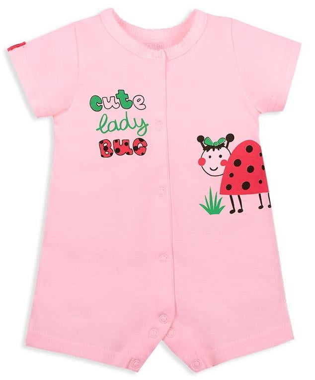 Песочник детский хлопковый для девочка Gabbi PS-20-12 Обаяшка 68 см Розовый (12077)