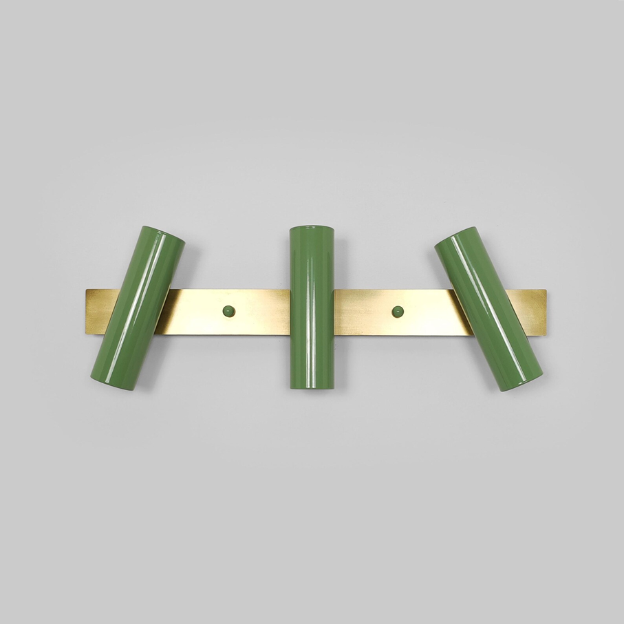 Настенный светильник Gaff Design Brass с деталями из латуни Зеленый (BRASS14) - фото 2 Настенный светильник Gaff Design Brass с деталями из латуни Зеленый (BRASS14) - фото 2